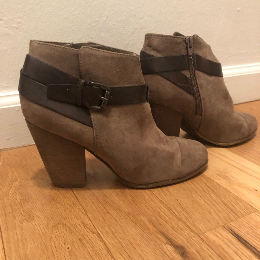 Brown booties